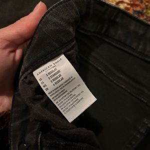 Black American Eagle high waisted flare Jean